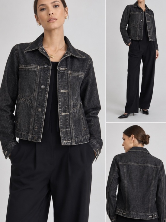 Marithe Francois Girbaud Jackets & Blazers - Marithe François Gerbaud Y2K Dark Denim Jacket Medium Vintage